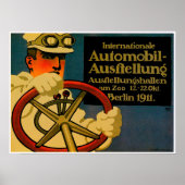 Internationaal auto-Show ~  motorvoertuig Poster (Voorkant)