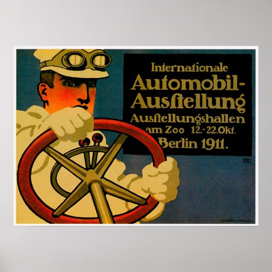 Internationaal auto-Show ~ motorvoertuig Poster (Voorkant)
