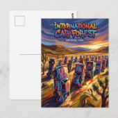 Internationaal Autowoud van de Laatste Kerk VS Briefkaart (Voorkant / Achterkant)