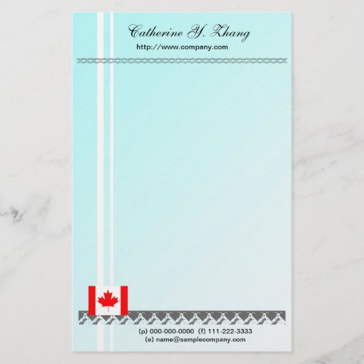 Internationaal bedrijf briefpapier (Voorkant)