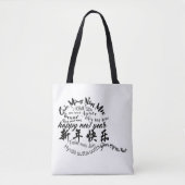 Internationaal Begin 2020 Kies Kleur AOTB Tote Bag (Voorkant)