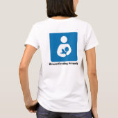 Internationaal bord voor borstvoeding t-shirt (Achterkant)