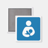 Internationaal Borstvoedingssymbool Magneet (Voorkant / Achterkant)