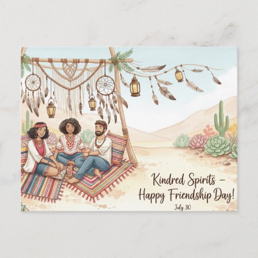 Internationaal Briefkaart op vrijdag (Voorkant)