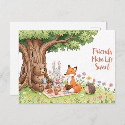 Internationaal Briefkaart op vrijdag (Voorkant / Achterkant)