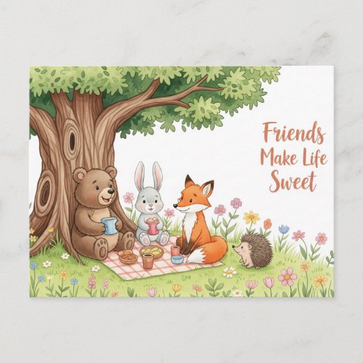 Internationaal Briefkaart op vrijdag (Voorkant)