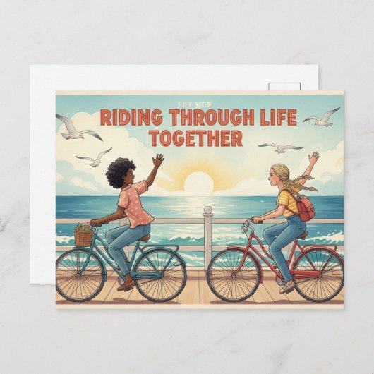 Internationaal Briefkaart op vrijdag (Voorkant / Achterkant)