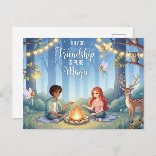 Internationaal Briefkaart op vrijdag (Voorkant / Achterkant)