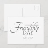 Internationaal Briefkaart op vrijdag (Voorkant / Achterkant)