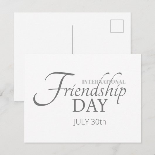 Internationaal Briefkaart op vrijdag (Voorkant / Achterkant)