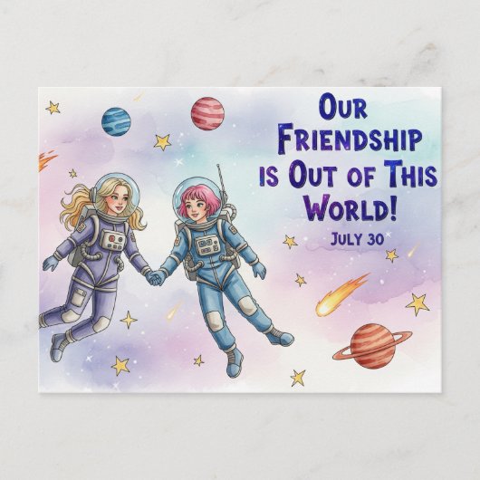 Internationaal Briefkaart op vrijdag (Voorkant)