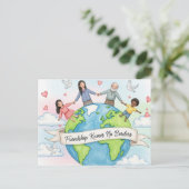 Internationaal Briefkaart op vrijdag (Staand voorkant)