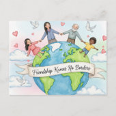 Internationaal Briefkaart op vrijdag (Voorkant)