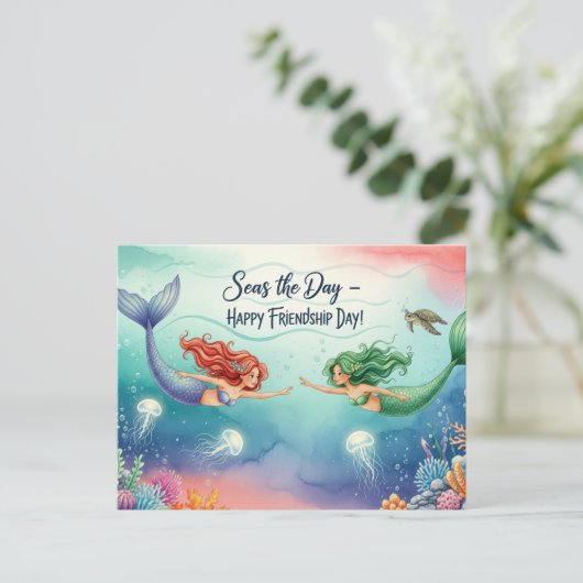 Internationaal Briefkaart op vrijdag (Staand voorkant)