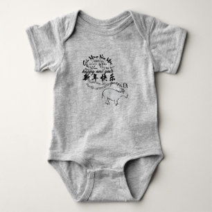 Internationaal Chinees Os Nieuwjaar 2021 Baby Klet Romper