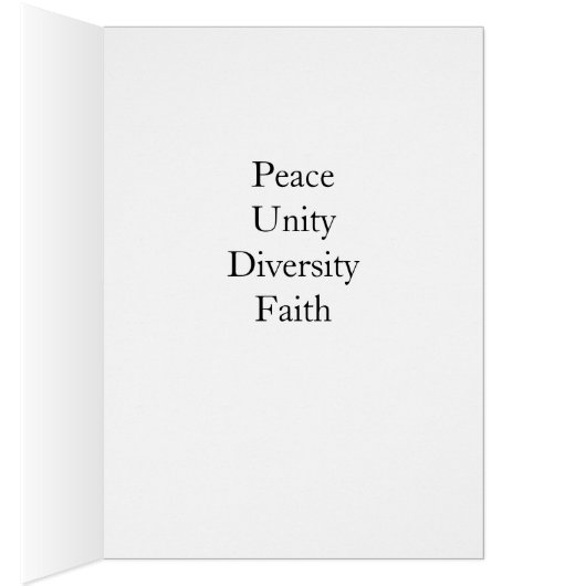 Internationaal Faiths Wenskaart aanpassen (Binnen (Rechts))