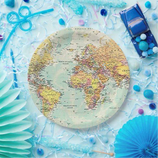 Internationaal Feest 9” Papieren Bord (Feest)