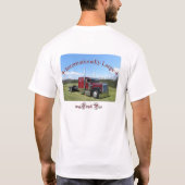 Internationaal groot (blanco voorzijde) t-shirt (Achterkant)