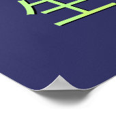 Internationaal Happy Birthday-ontwerp Poster (Hoek)