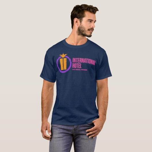 Internationaal hotel t-shirt (Voorkant volledig)