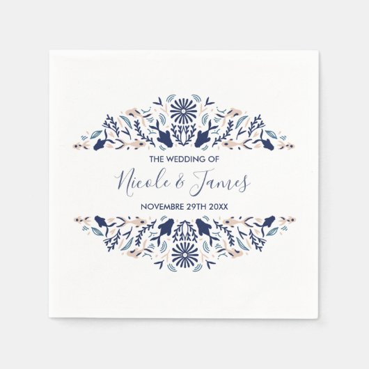 Internationaal > Japans | Koi Fish Lotus Gepersona Servet (Voorkant)