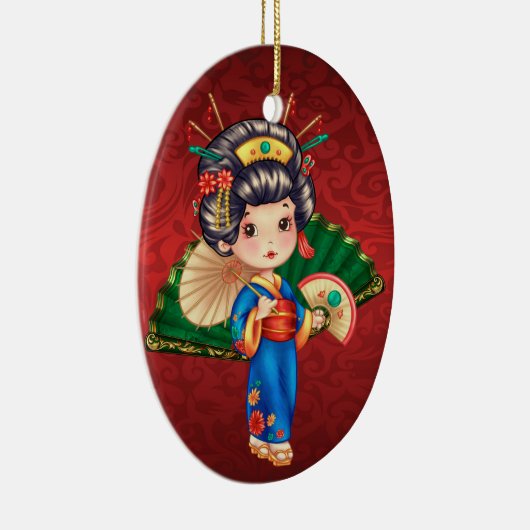 Internationaal - Japans meisje - SRF Keramisch Ornament (Rechts)