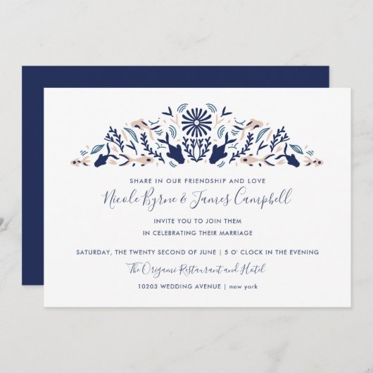 Internationaal > Japans | Modern Koi en Lotus Flow Kaart (Voorkant / Achterkant)