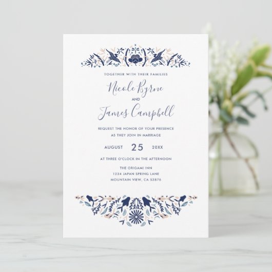 Internationaal > Japans | Modern Koi Fish Crested  Kaart (Staand voorkant)