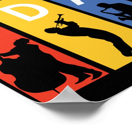 internationaal jazzdag poster (Hoek)