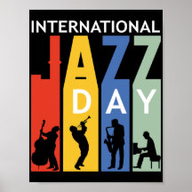 internationaal jazzdag poster