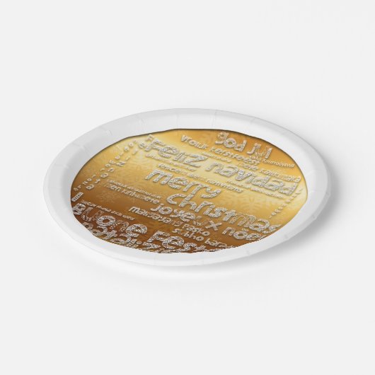 Internationaal Kerst Navidad Noel Paper Bord (Gekanteld)