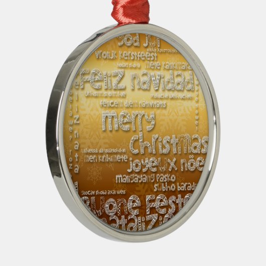 Internationaal kerstnavidad Noel R Ornament (Rechts)