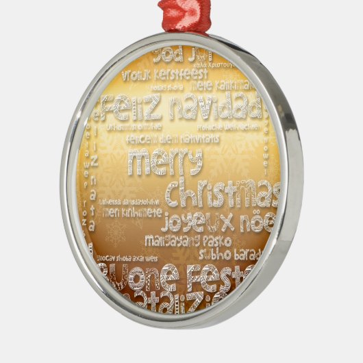 Internationaal kerstnavidad Noel R Ornament (Links)