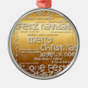 Internationaal kerstnavidad Noel R Ornament