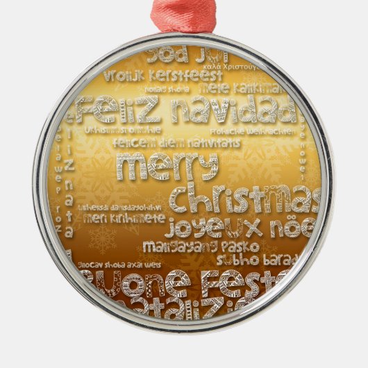 Internationaal kerstnavidad Noel R Ornament (Voorkant)