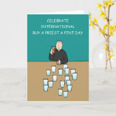 Internationaal koop een Priester een Pint Dag 9 Kaart (Gele Bloem)