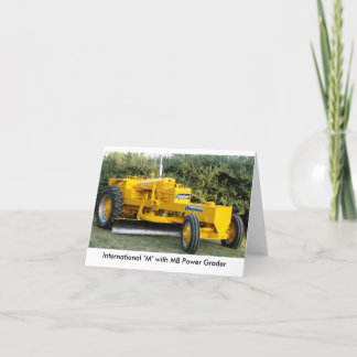 Internationaal "M" met MB de Nivelleermachine van Kaart