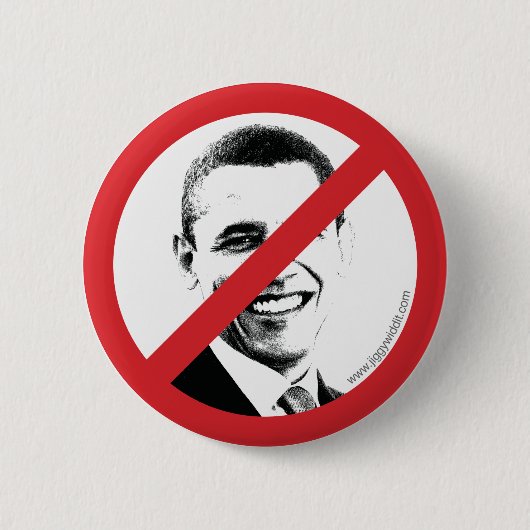 Internationaal nr. Obama Ronde Button 5,7 Cm (Voorkant)