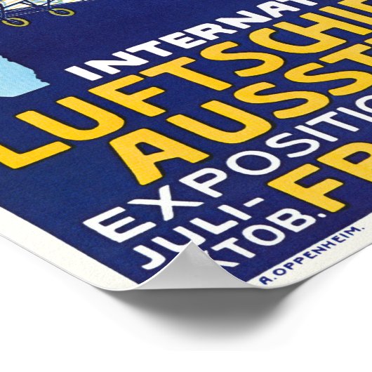 Internationaal Poster Luchtvaarttentoonstelling 19 (Hoek)