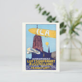 Internationaal Poster Luchtvaarttentoonstelling 19 Briefkaart (Staand voorkant)