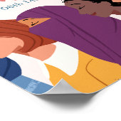 Internationaal Poster op de dag van de vrouw (Hoek)