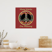 Internationaal Poster voor vredeshandtekeningen (Keuken)