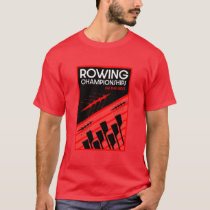 Internationaal roeien t-shirt