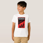 Internationaal roeien t-shirt (Voorkant volledig)