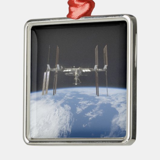 Internationaal ruimtestation 11 metalen ornament (Links)