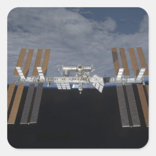 Internationaal Ruimtestation 11 Vierkante Sticker