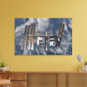 Internationaal ruimtestation 12 canvas afdruk (Insitu (Woonkamer))