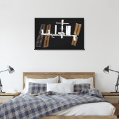 Internationaal ruimtestation 14 canvas afdruk (Insitu (Slaapkamer))