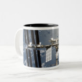 Internationaal ruimtestation 14 tweekleurige koffiemok (Voorkant links)