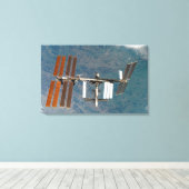 Internationaal ruimtestation 15 canvas afdruk (Insitu (Houten vloer))